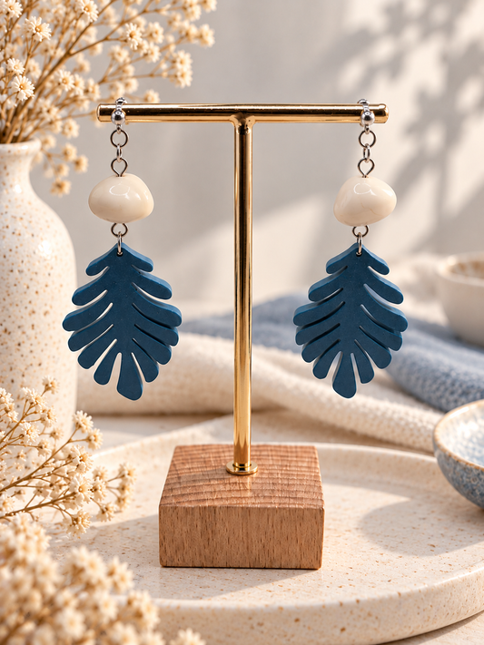 Boucles d’oreilles feuilles