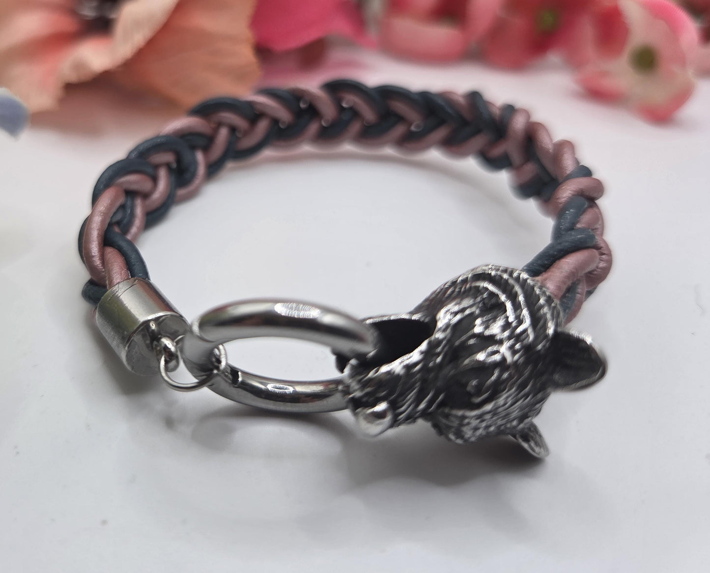 Bracelet Loup tressée