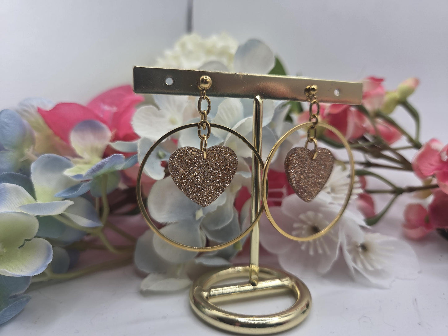 Boucles d’oreilles coeur